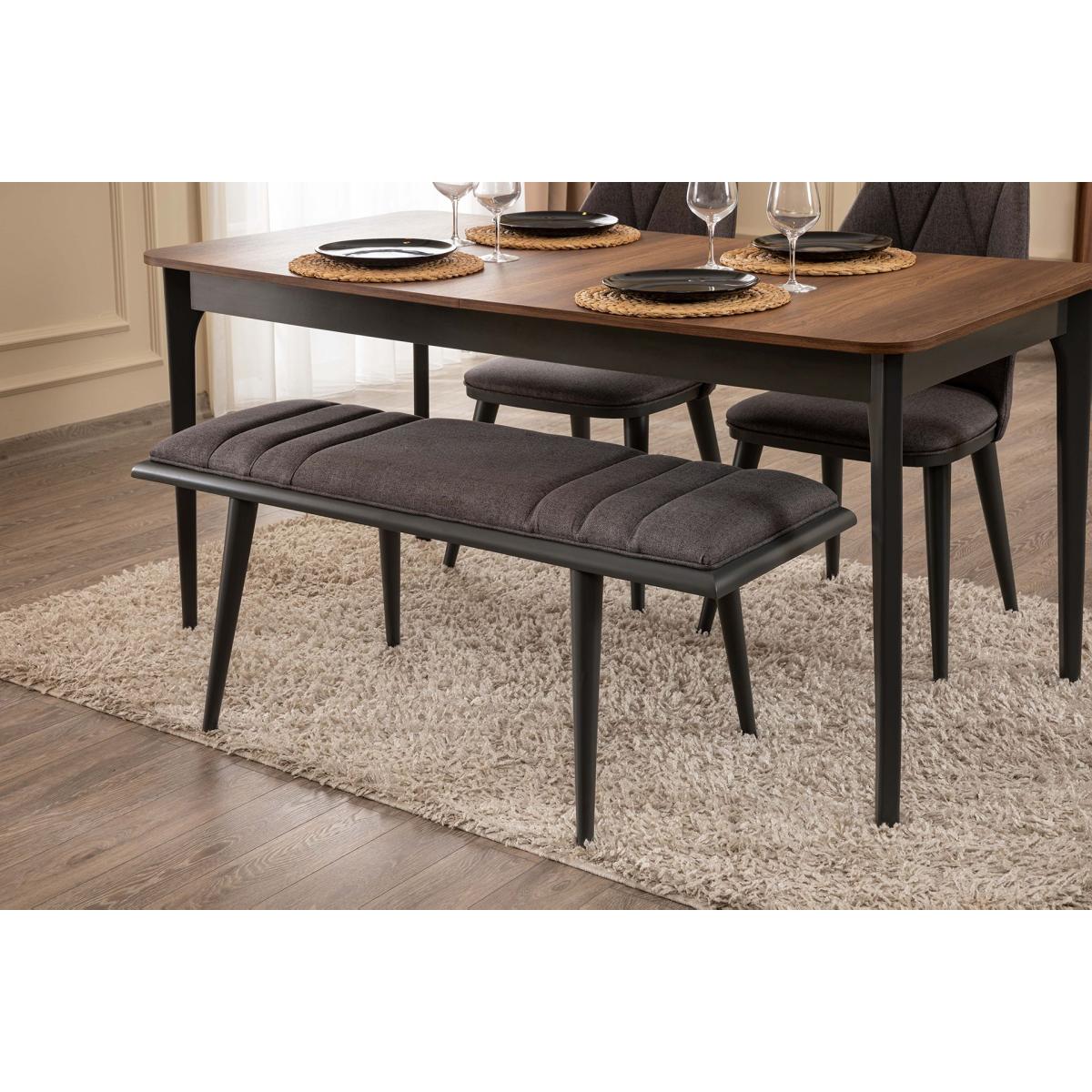Alpin Fixed Dining Table, 90 x 170 cm, Walnut – image 2