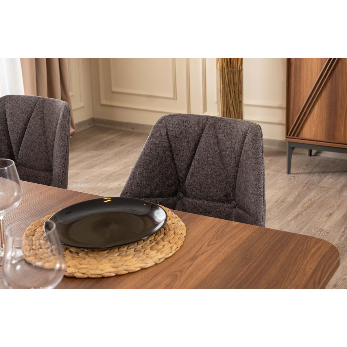 Alpin Fixed Dining Table, 90 x 170 cm, Walnut – image 3