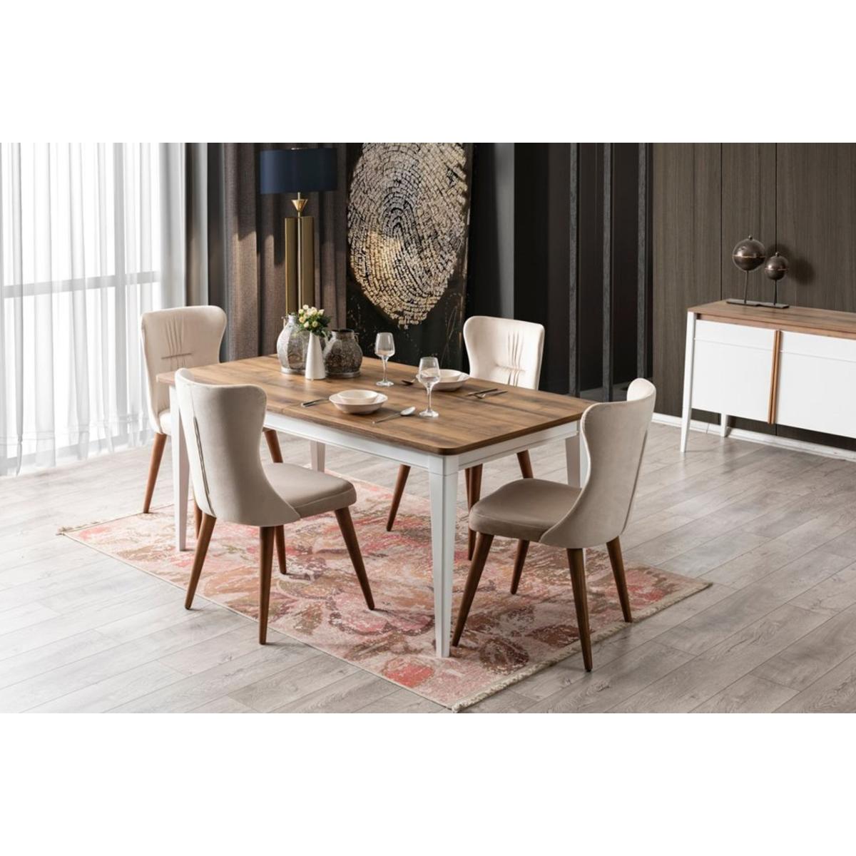 City Extendable Dining Table, Walnut – image 2
