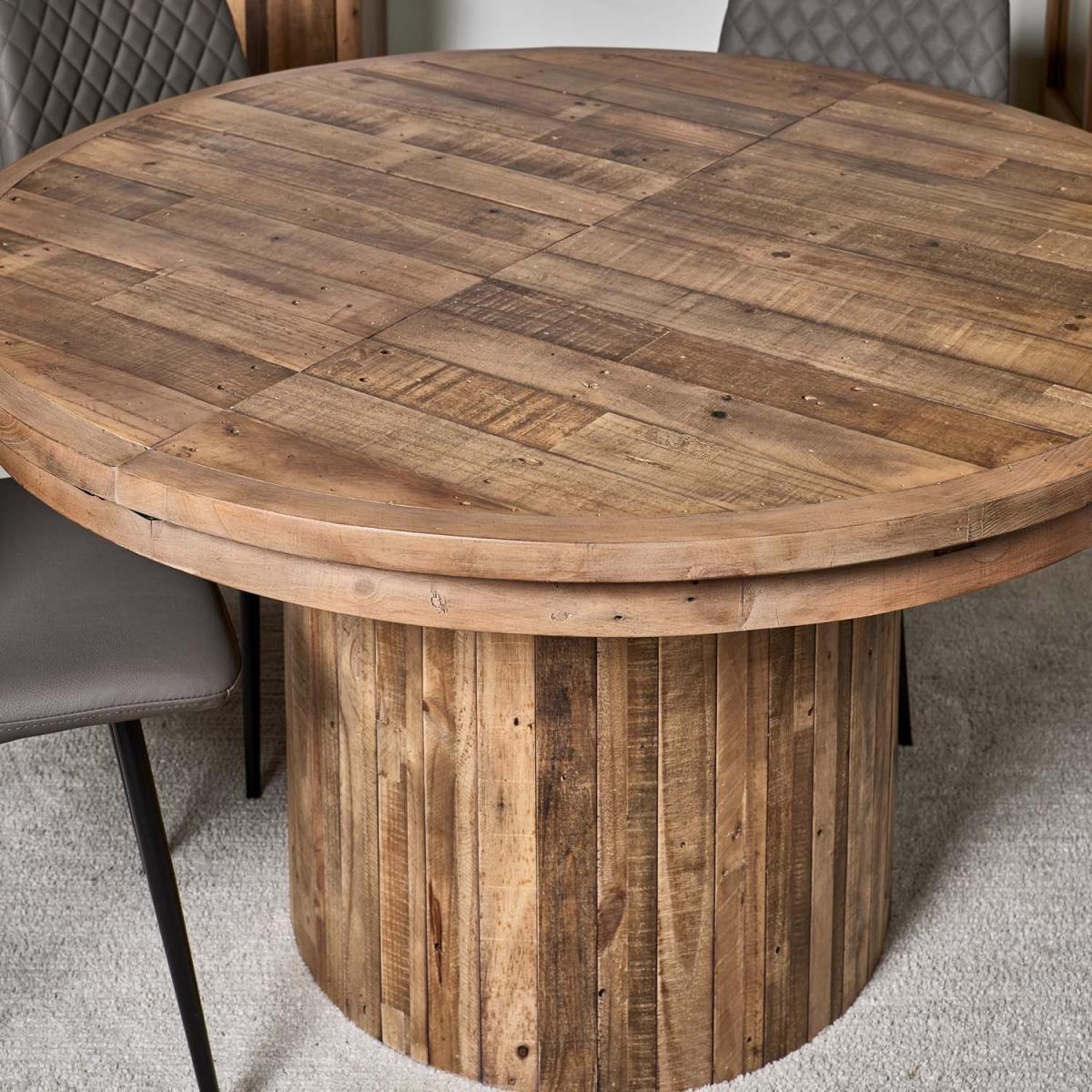 Perth 135-185 Round Extending Dining Table – image 4