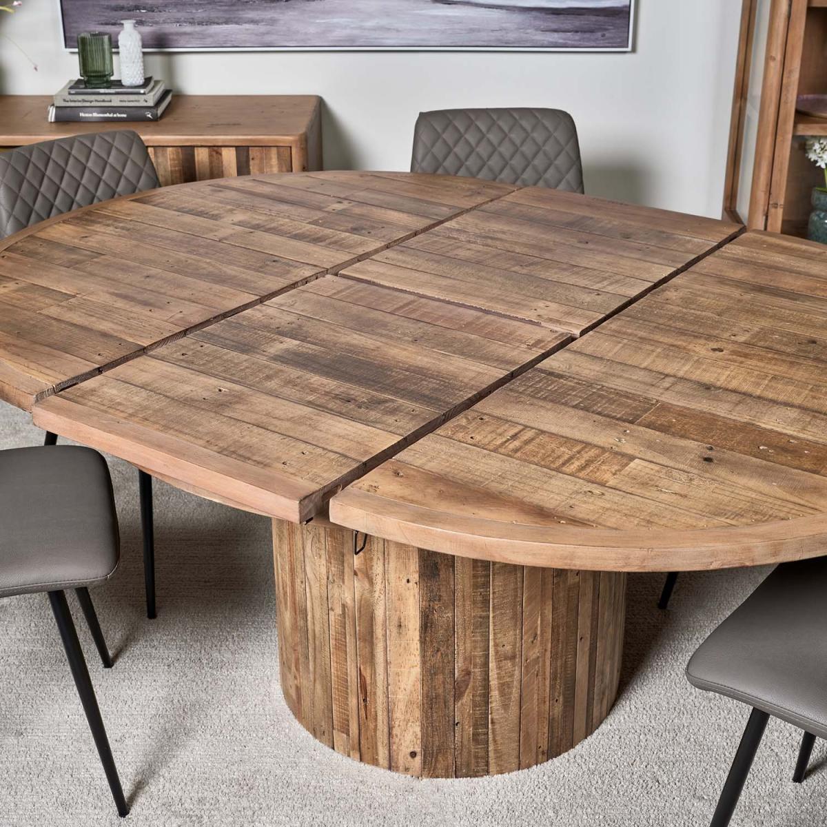 Perth 135-185 Round Extending Dining Table – image 5