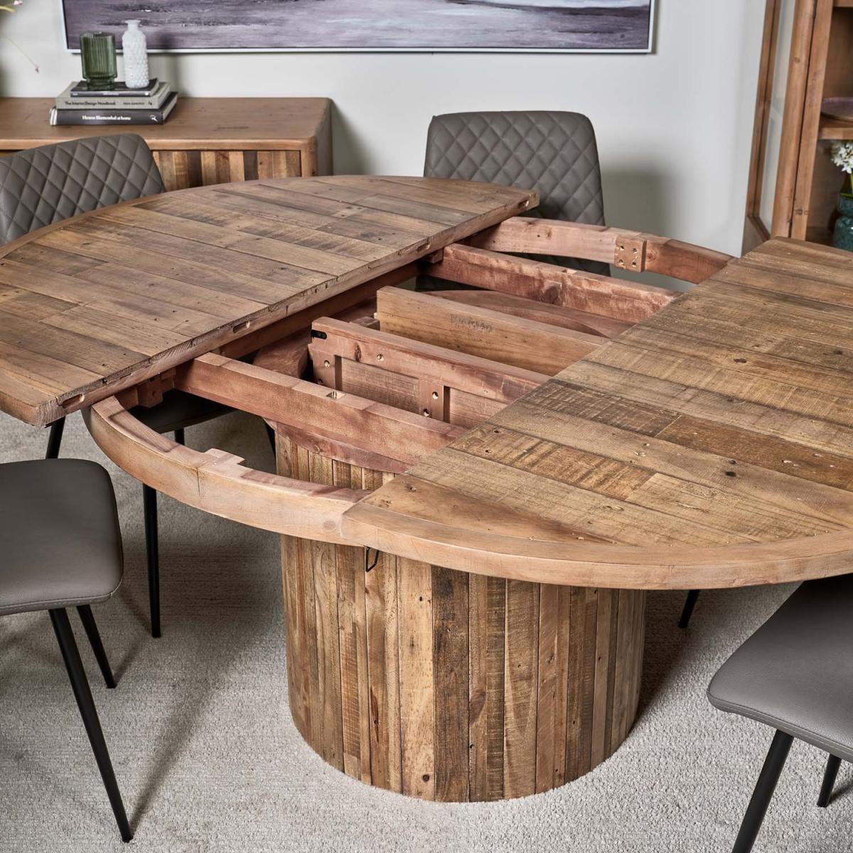 Perth 135-185 Round Extending Dining Table – image 6