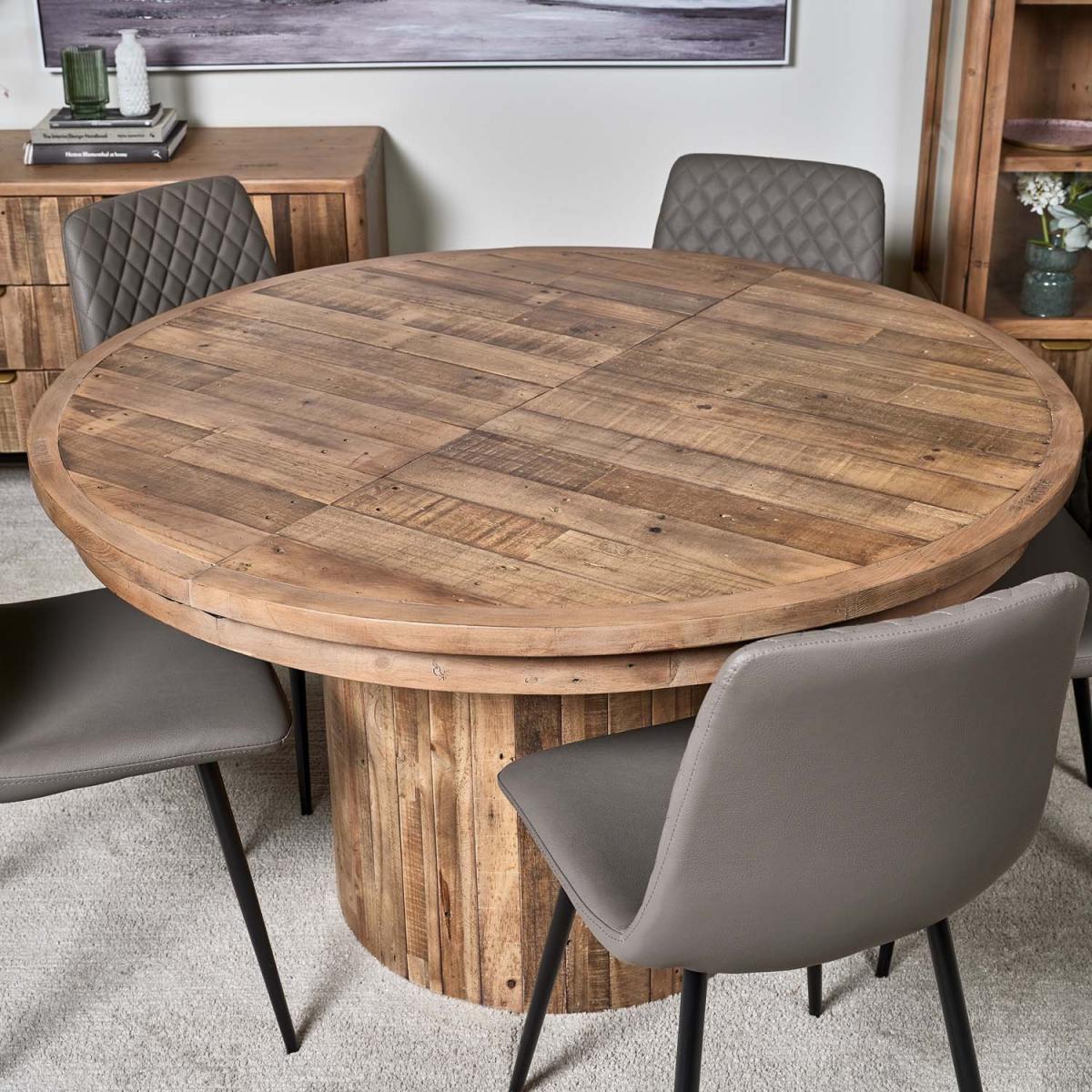 Perth 135-185 Round Extending Dining Table – image 7