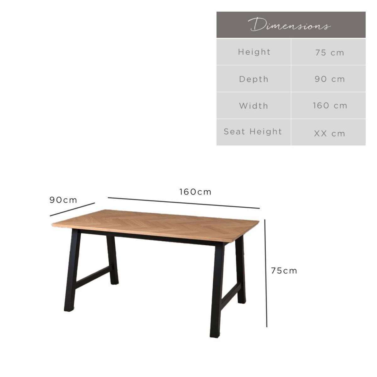 Bromley Dining Table 160cm – image 7