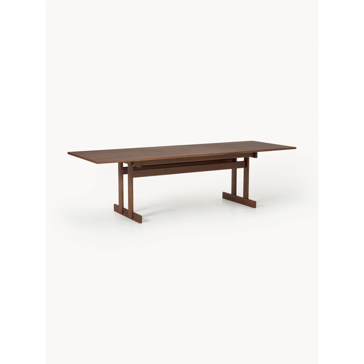 Extendable Oak Wood Dining Table Brynn, in various sizes – image 3