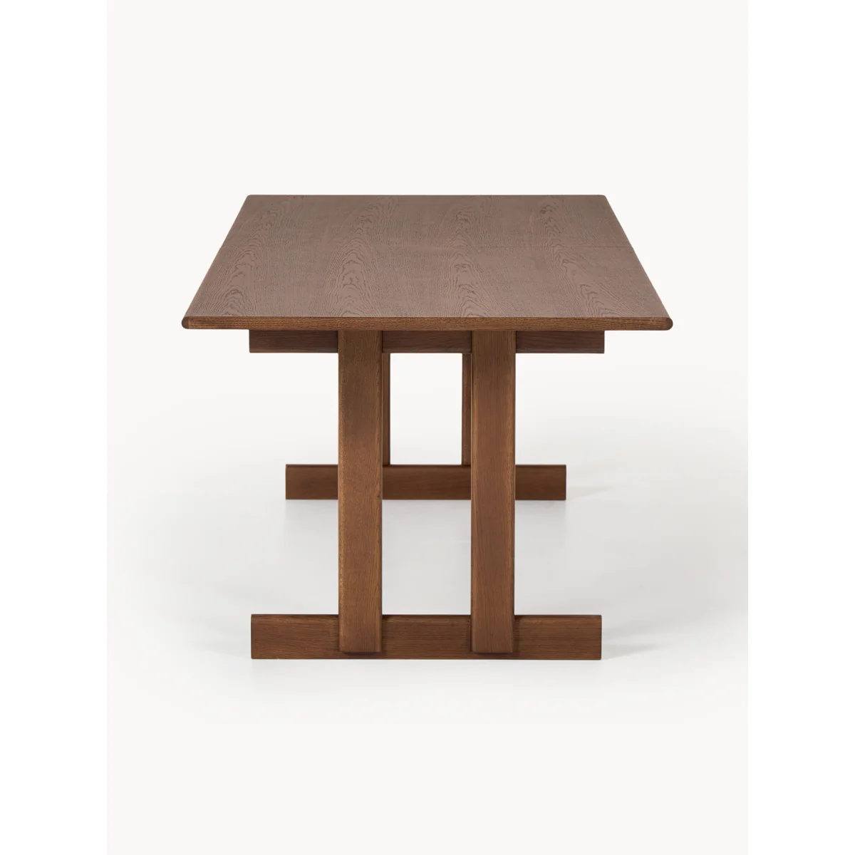 Extendable Oak Wood Dining Table Brynn, in various sizes – image 4