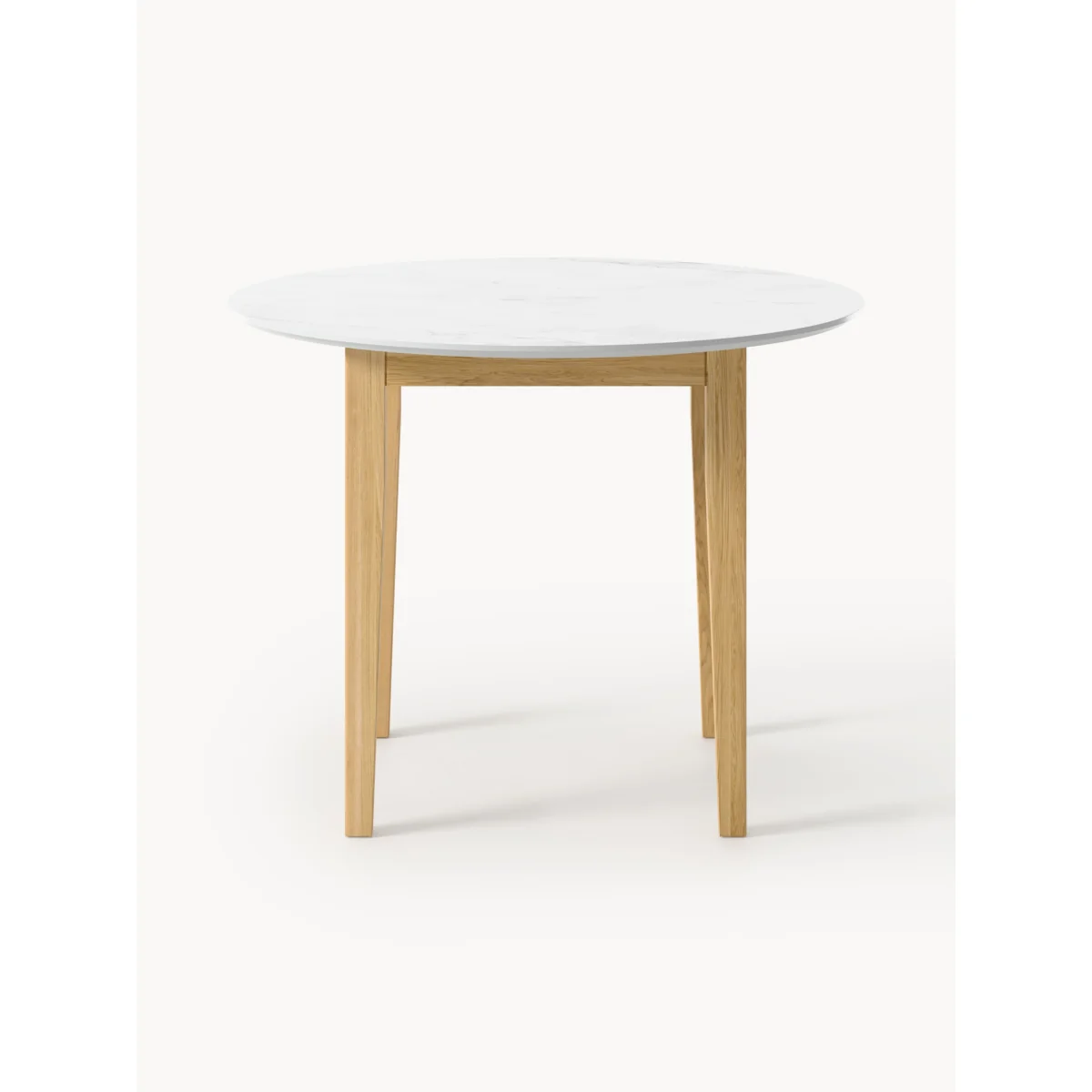 Round Marble Effect Dining Table Jackson, in various sizes – image 2