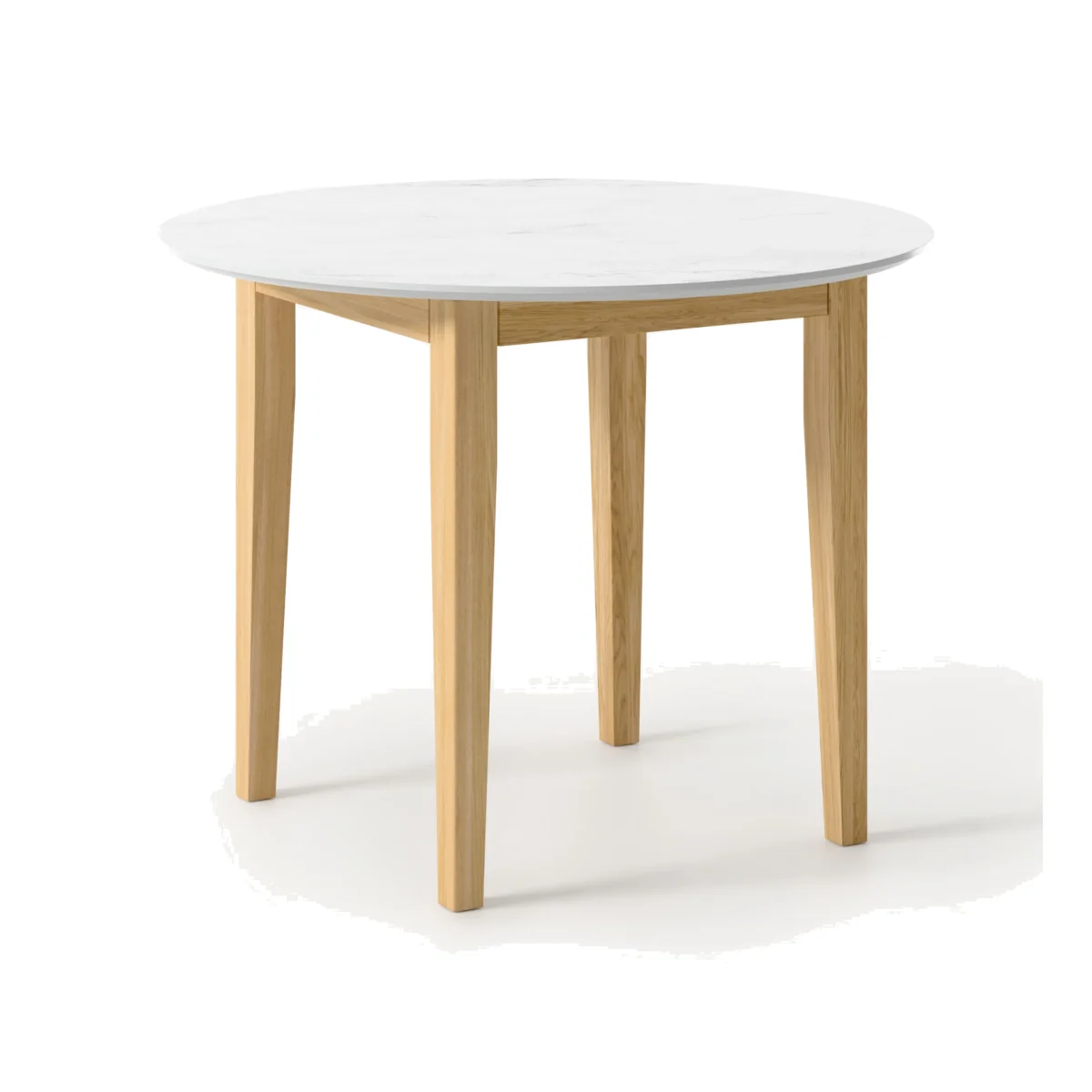 Round Marble Effect Dining Table Jackson, in various sizes – image 1