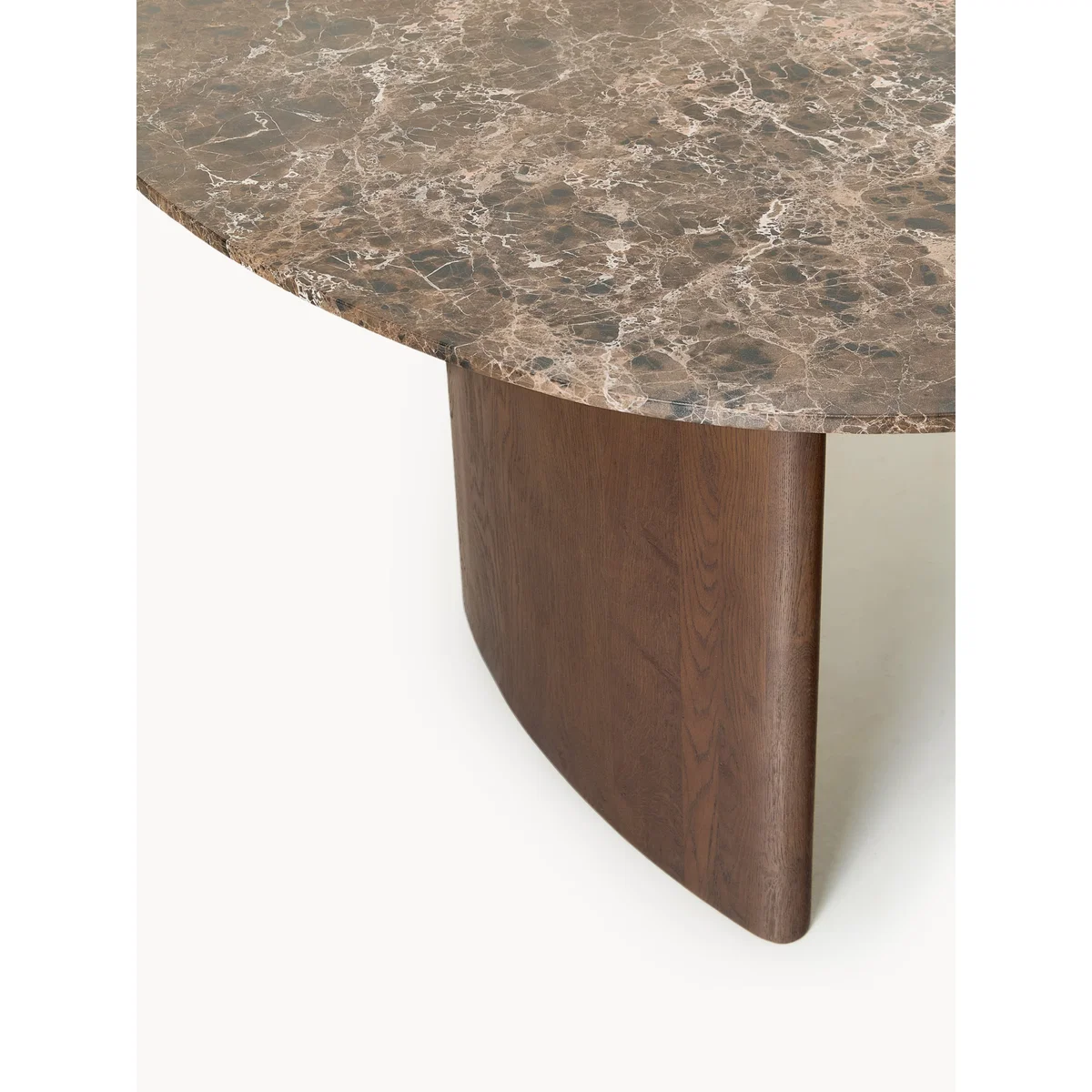 Organic Shaped Dining Table Meadow with Marble Top, in various sizes – image 4