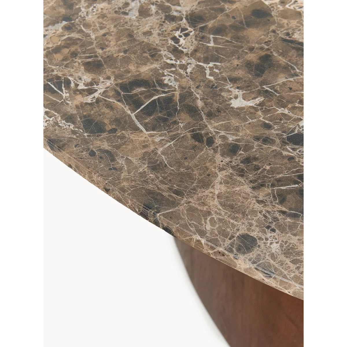 Organic Shaped Dining Table Meadow with Marble Top, in various sizes – image 5