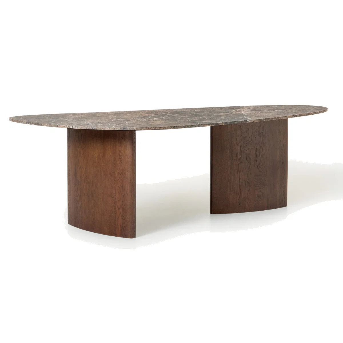 Organic Shaped Dining Table Meadow with Marble Top, in various sizes – image 1