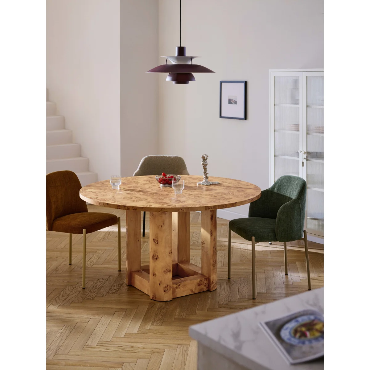 Round Wooden Dining Table Edward, in various sizes – image 6