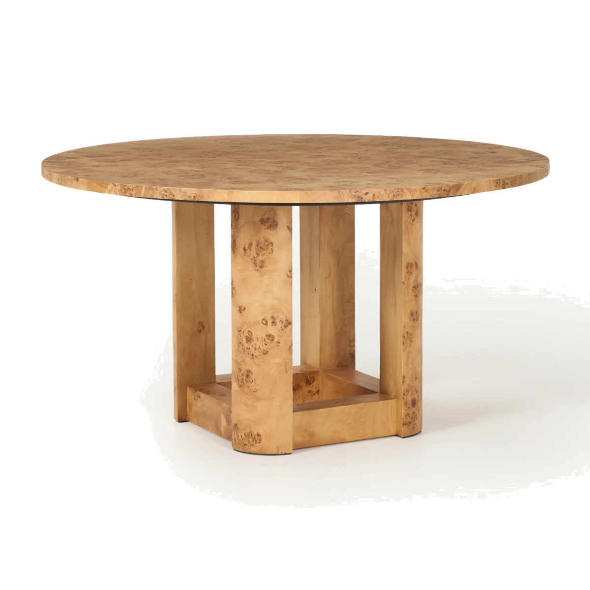 Round Wooden Dining Table Edward, in various sizes – image 1