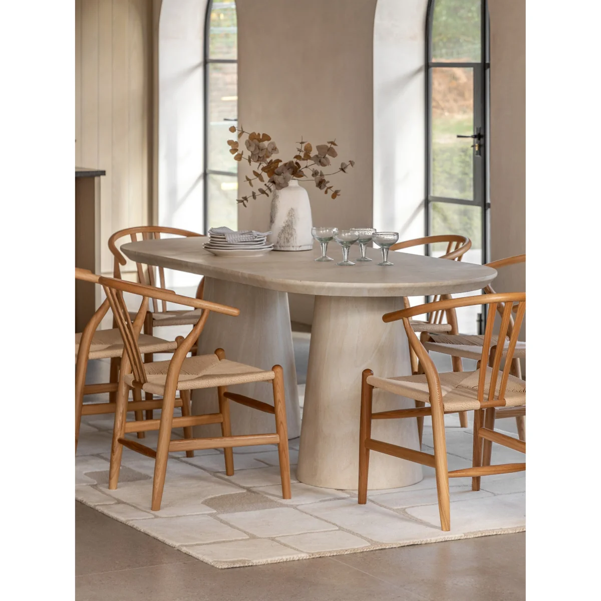 Oval Dinning Table Pedra, 200 x 90 cm – image 2