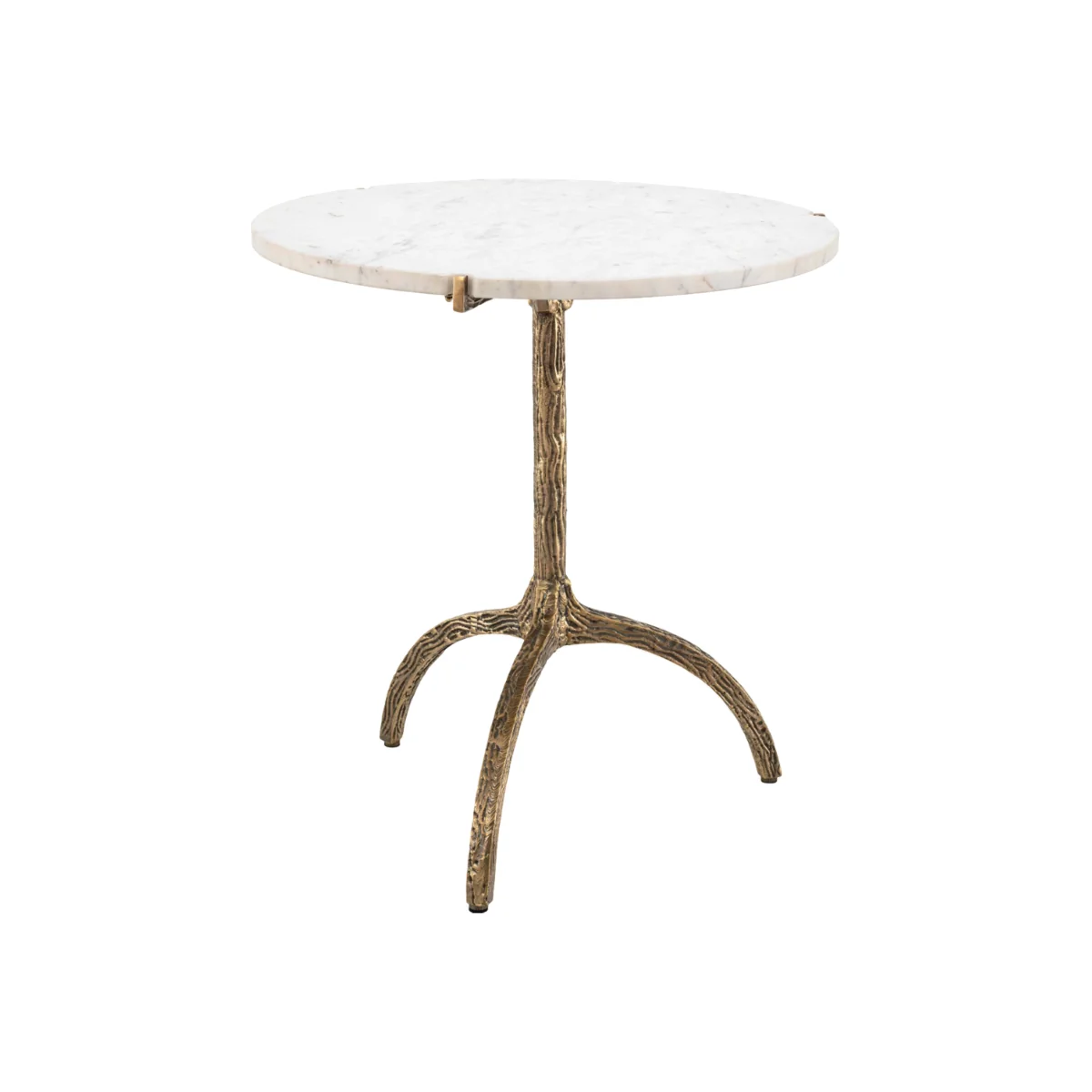 Round Bistro Table Cortina with Marble Top – image 1