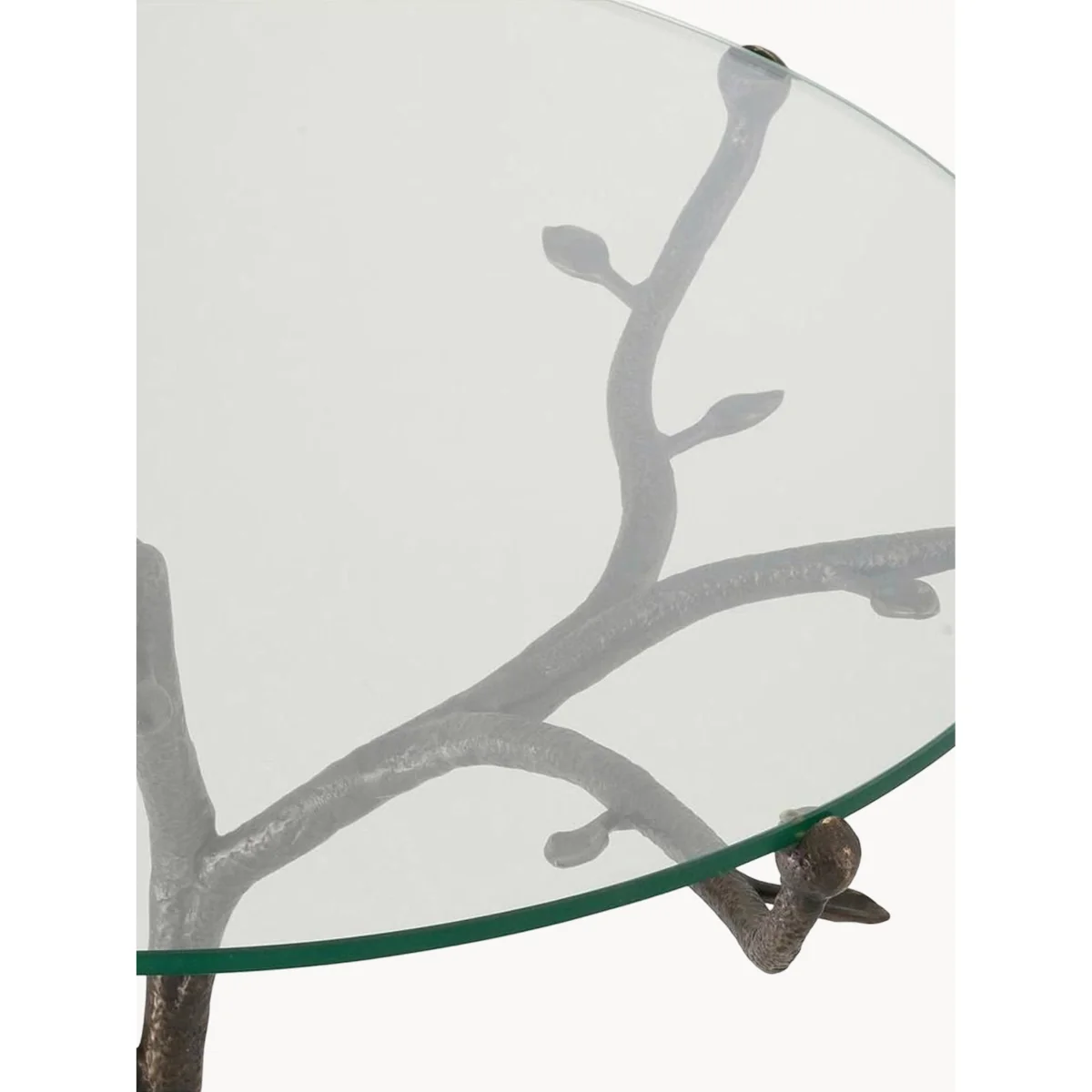 Round Dining Table Christophe with Glass Top, Ø 80 cm – image 3