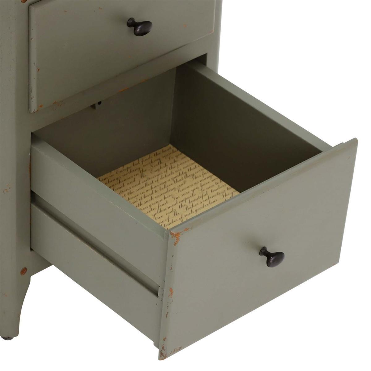 Maison 2 Drawer Bedside, Albany and Moss Grey – image 7