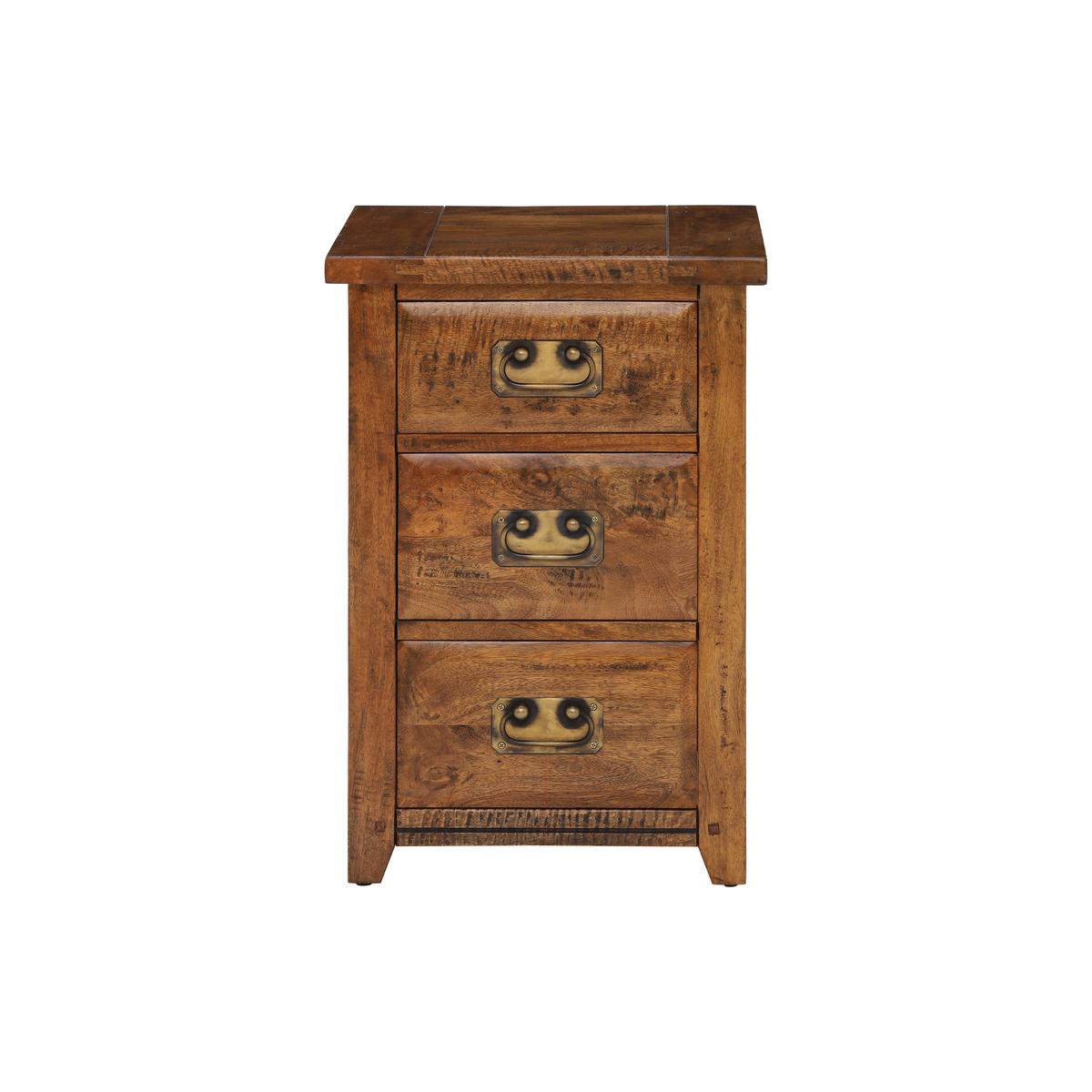 New Frontier Mango Wood 3 Drawer Bedside – image 2
