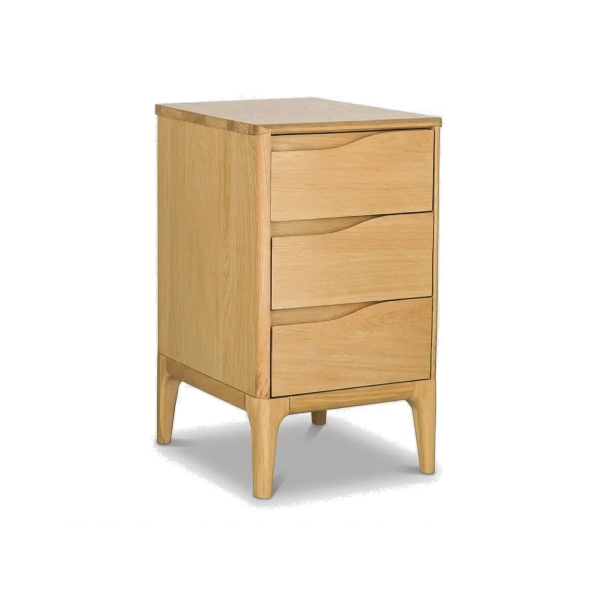 Ercol Rimini Compact Bedside Cabinet, Neutral Oak | Barker & Stonehouse – image 1