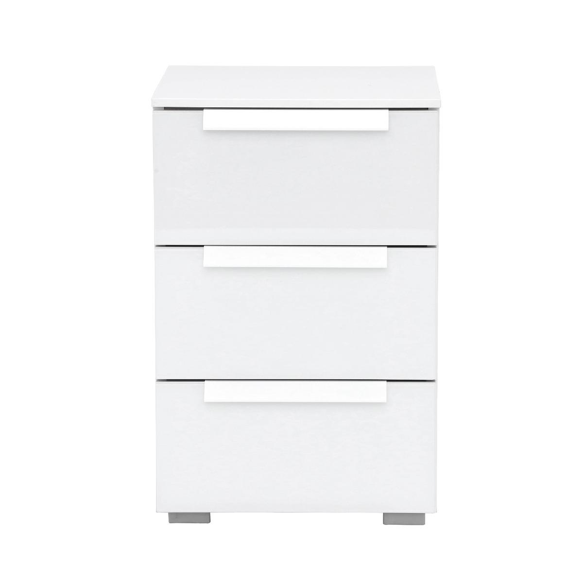 Atlanta 3 Drawer Bedside – image 2