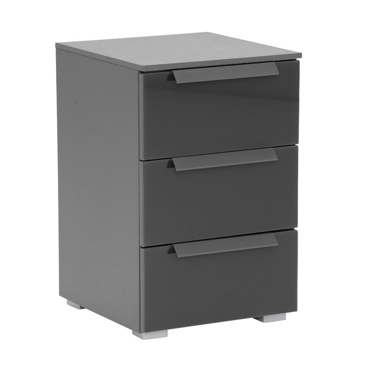 Atlanta 3 Drawer Bedside – image 5