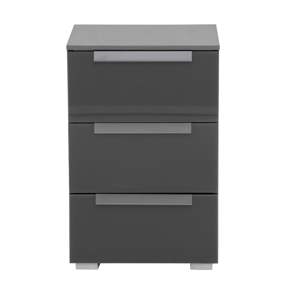 Atlanta 3 Drawer Bedside – image 6