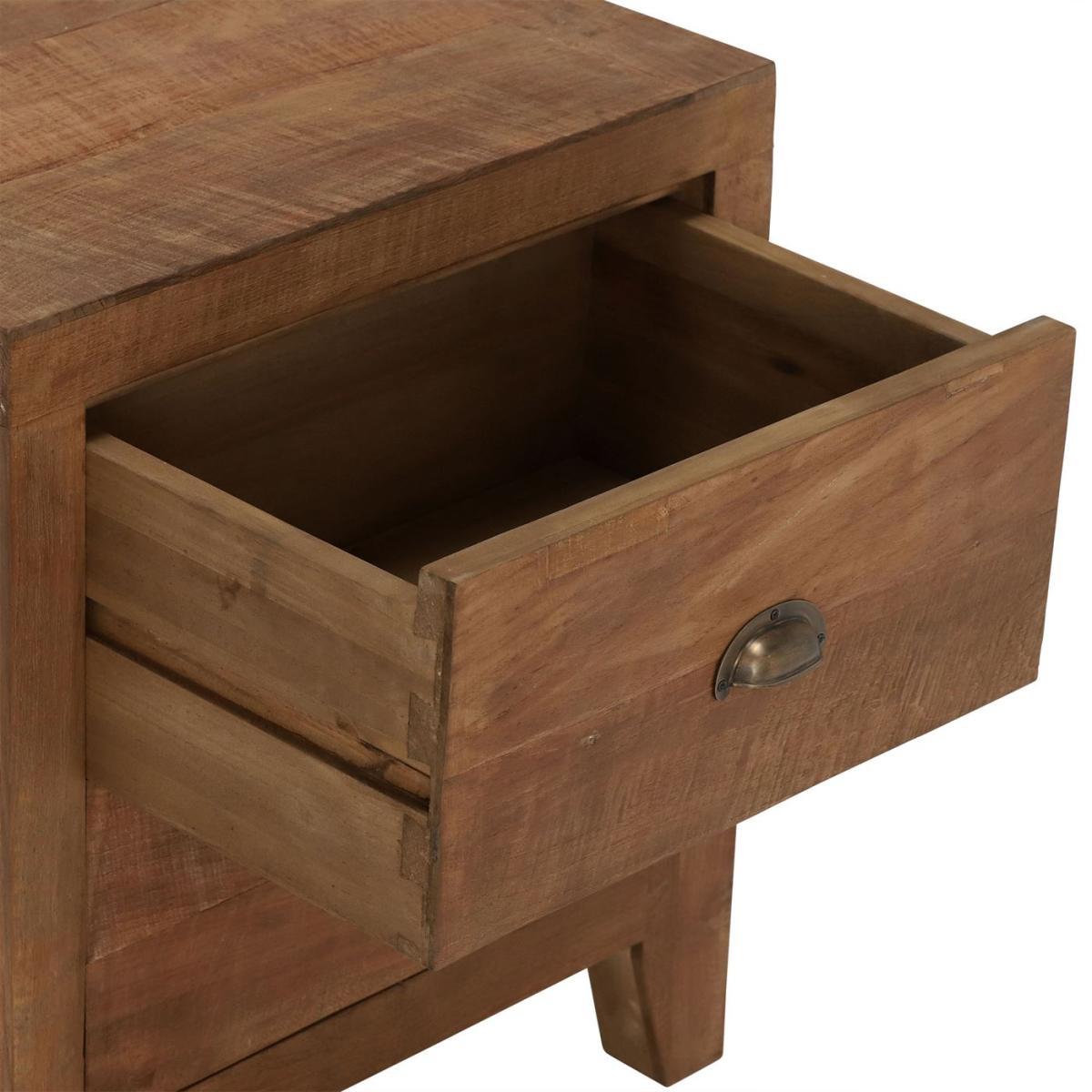 Tambora Large 2 Drawer Bedside – image 4