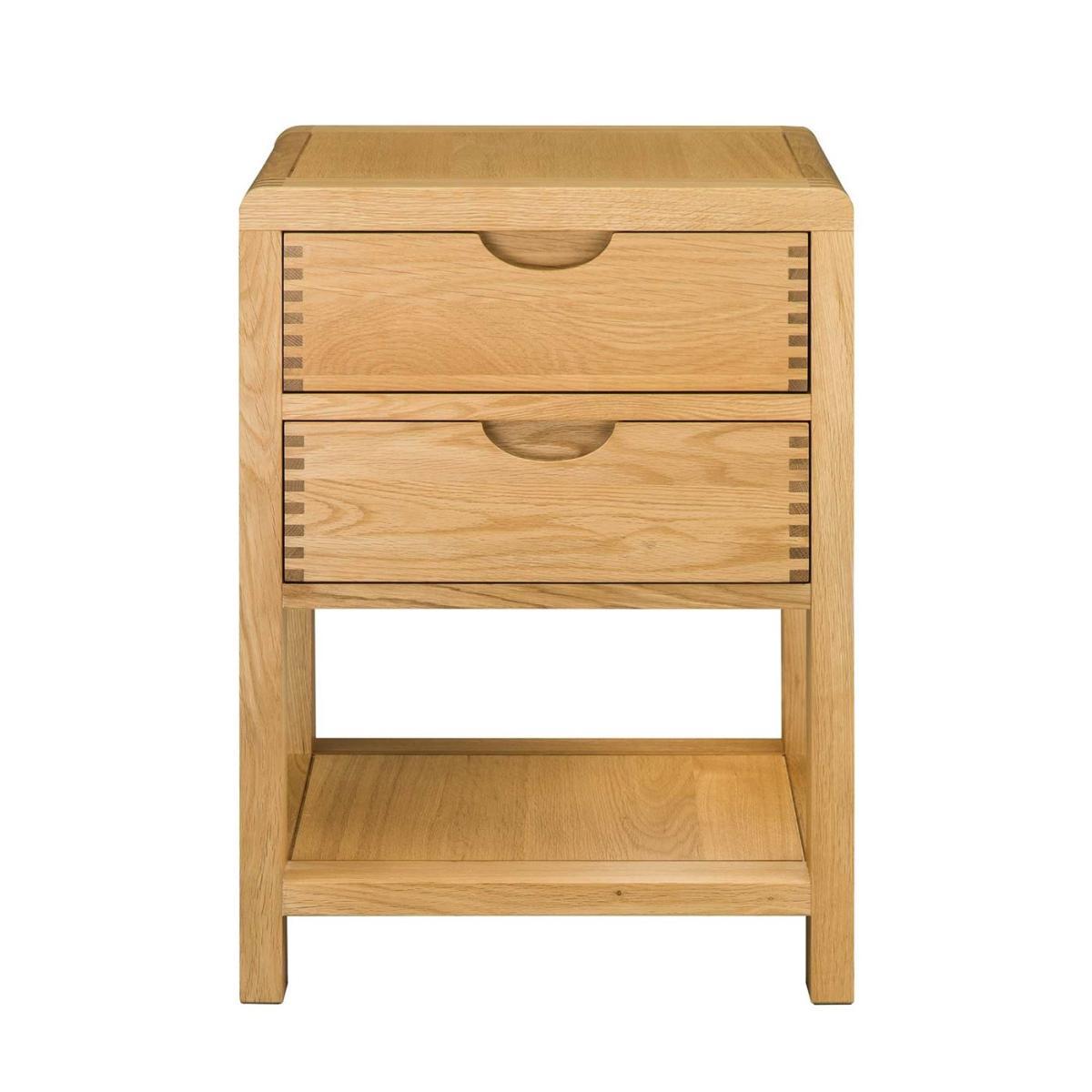 Ercol Bosco 2 Drawer Bedside Cabinet – image 2