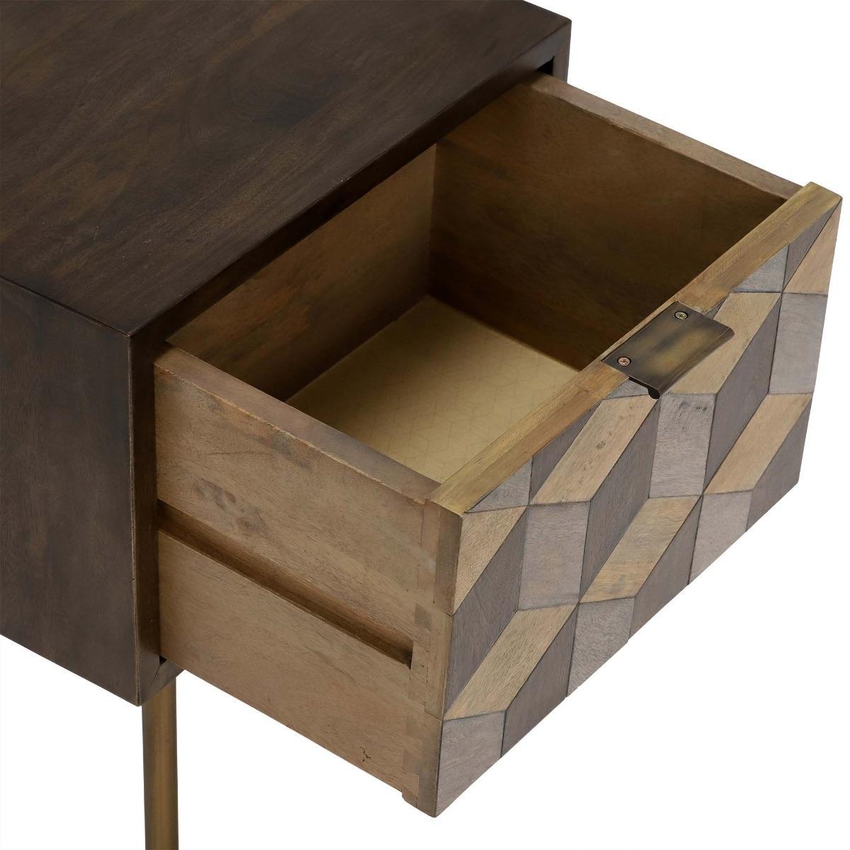 Facet 1 Drawer Bedside Table – image 4