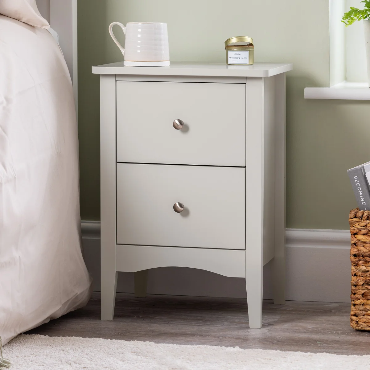 Ilsington 2 Drawer Bedside Table – image 18