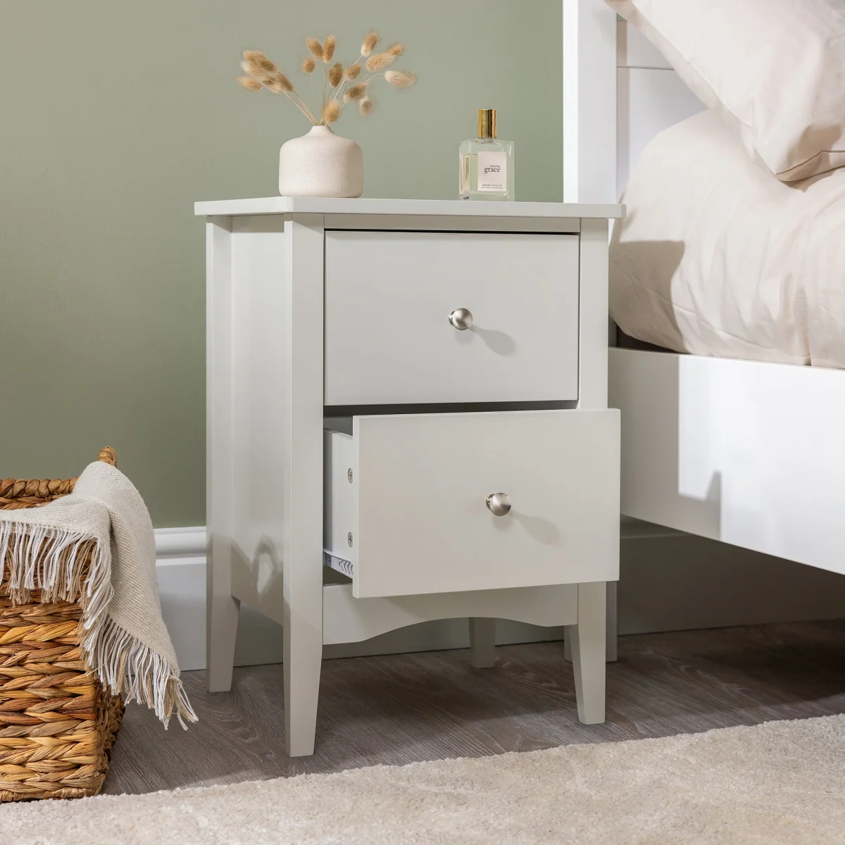 Ilsington 2 Drawer Bedside Table – image 19