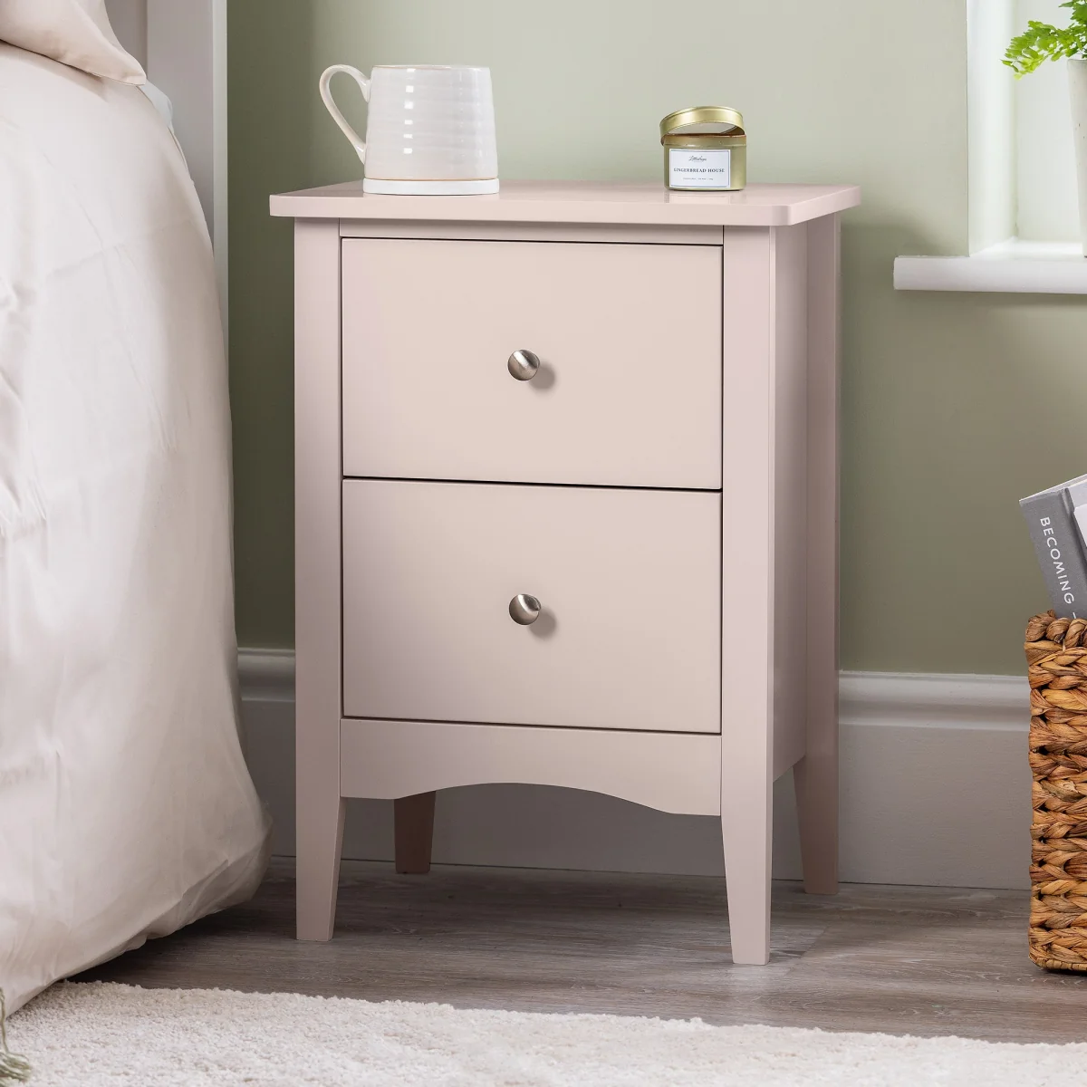 Ilsington 2 Drawer Bedside Table – image 25
