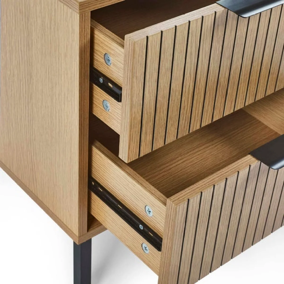 Return - Sia 2 Drawer Bedside Table – image 6