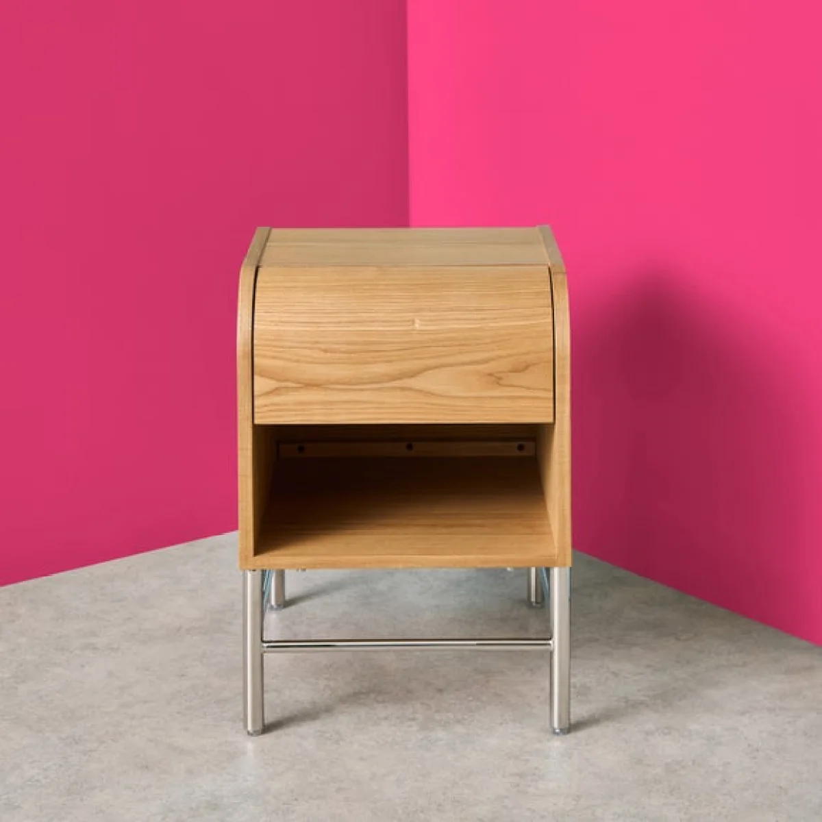 Yinka Ilori Half Log 1 Drawer Bedside Table – image 3