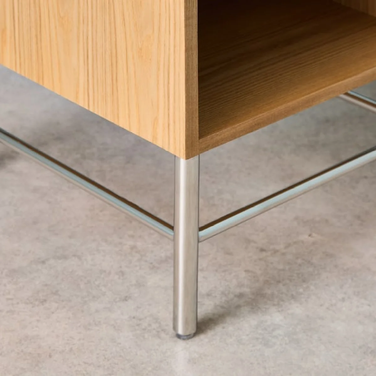 Yinka Ilori Half Log 1 Drawer Bedside Table – image 4