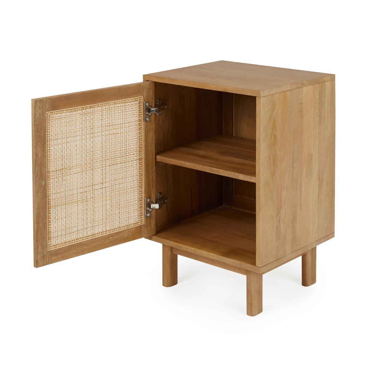 Indi Bedside Table Wood (Brown) – image 4