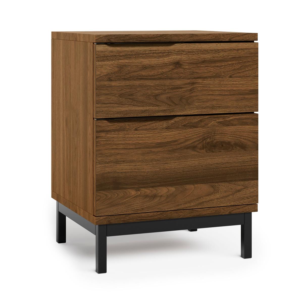 Reynolds 2 Drawer Bedside Table Black – image 7
