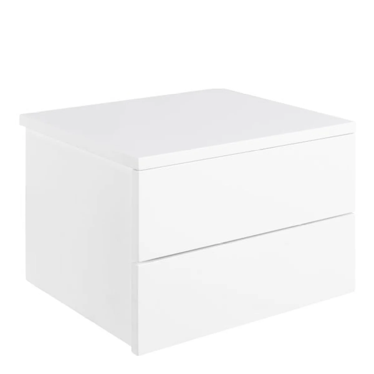 Return - Furniture To Go Avignon 2 Drawer Bedside Table, White – image 2