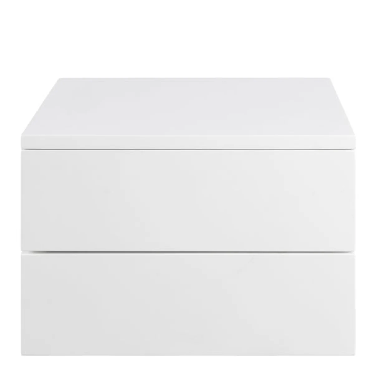 Return - Furniture To Go Avignon 2 Drawer Bedside Table, White – image 3