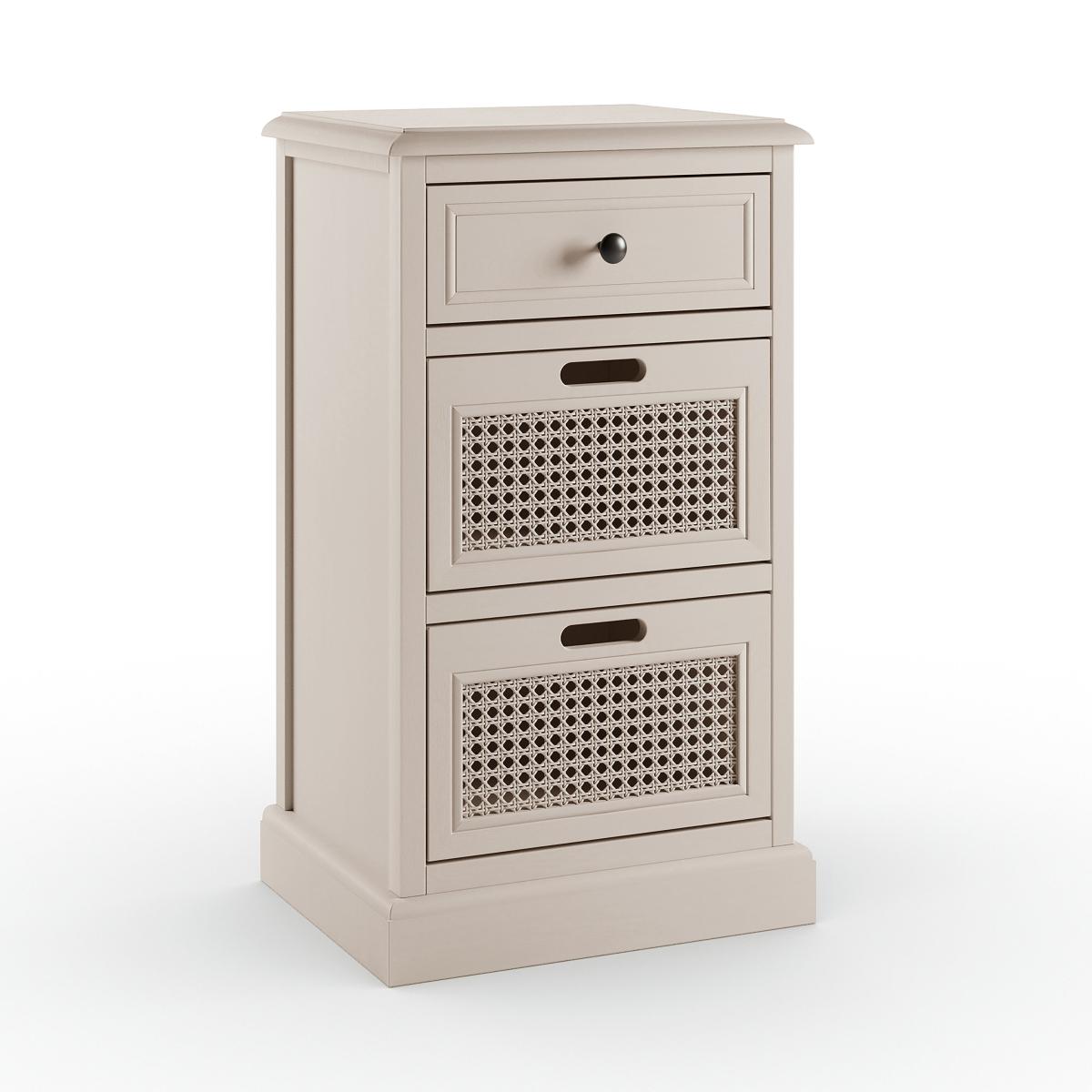 Lucy Cane 3 Drawer Bedside Table Lucy Cane Natural – image 2