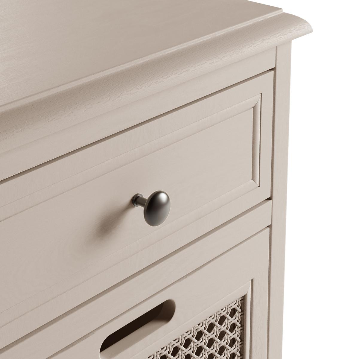 Lucy Cane 3 Drawer Bedside Table Lucy Cane Natural – image 3