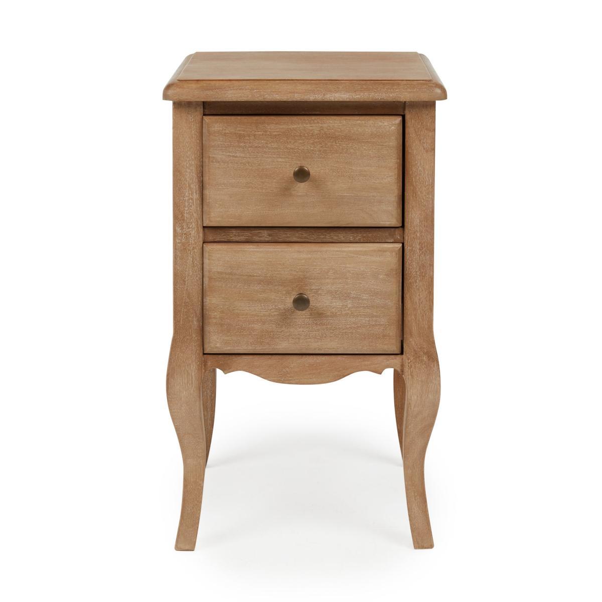 Giselle Bedside Table Wood (Brown) – image 2