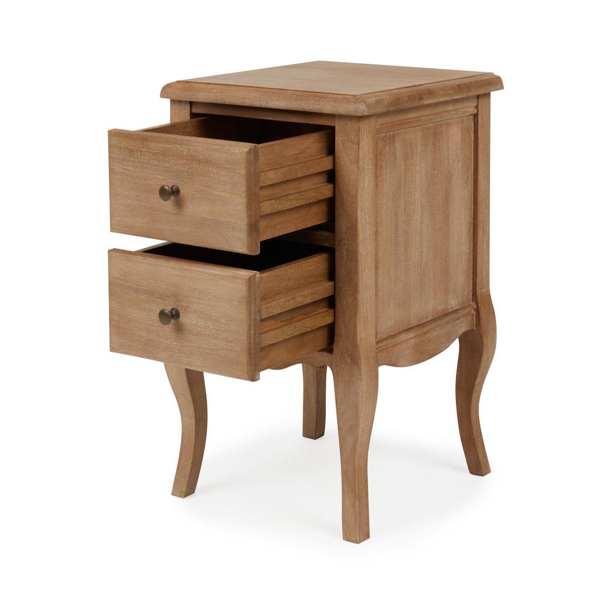 Giselle Bedside Table Wood (Brown) – image 4