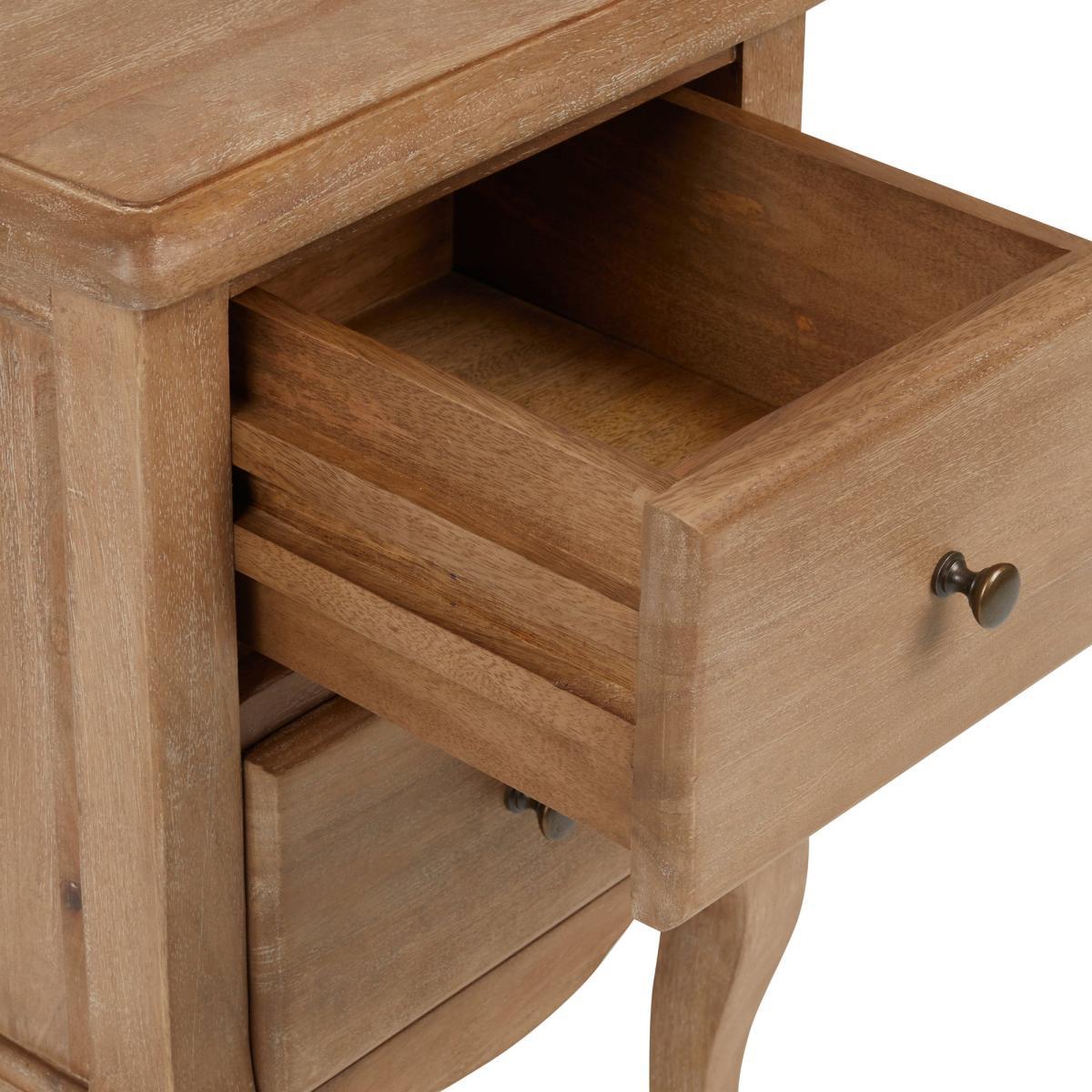 Giselle Bedside Table Wood (Brown) – image 5