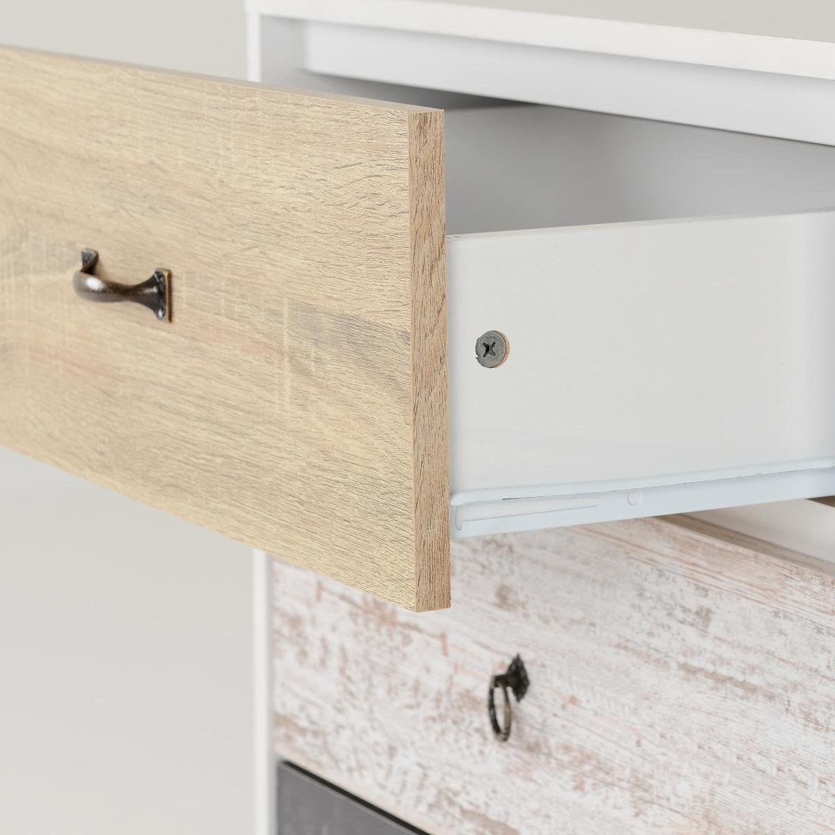Nordic 3 Drawer Chest White – image 6