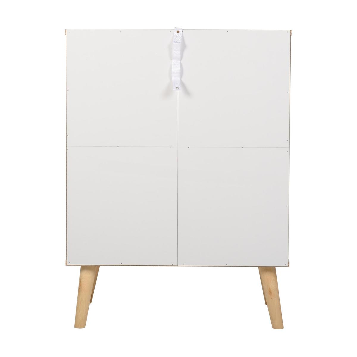 Nordic 3 Drawer Chest White – image 7