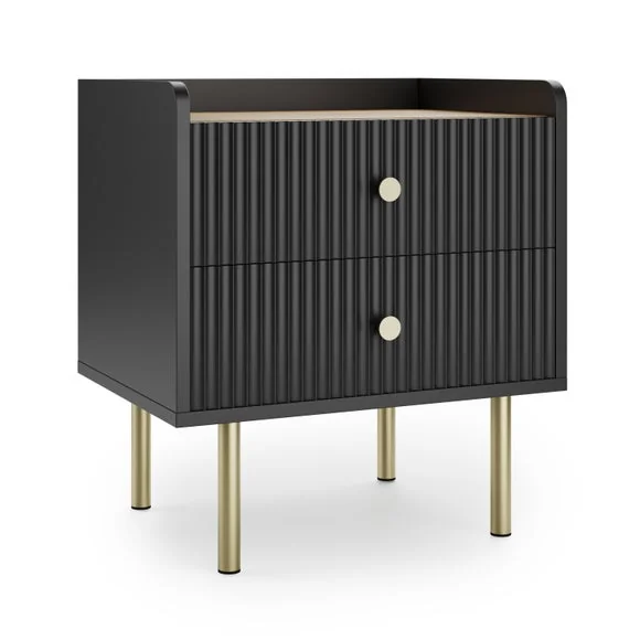 Georgi 2 Drawer Bedside Table – image 6