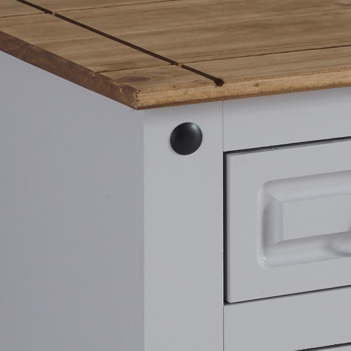 Corona Grey Petite Bedside Table Grey – image 3