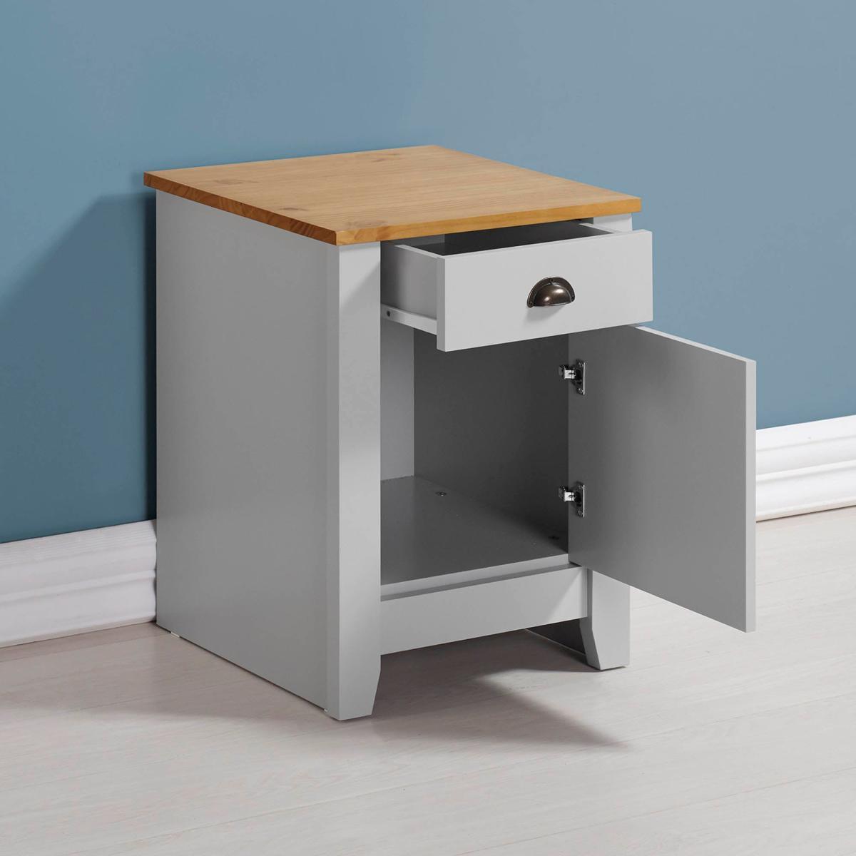 Ludlow Grey Bedside Grey – image 3