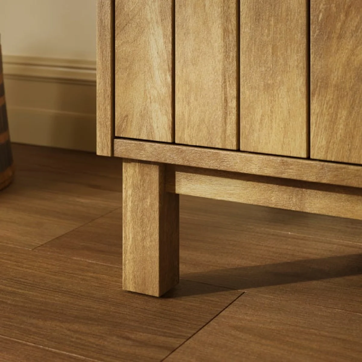 Humphrey 2 Drawer Bedside, Mango Wood Effect – image 5